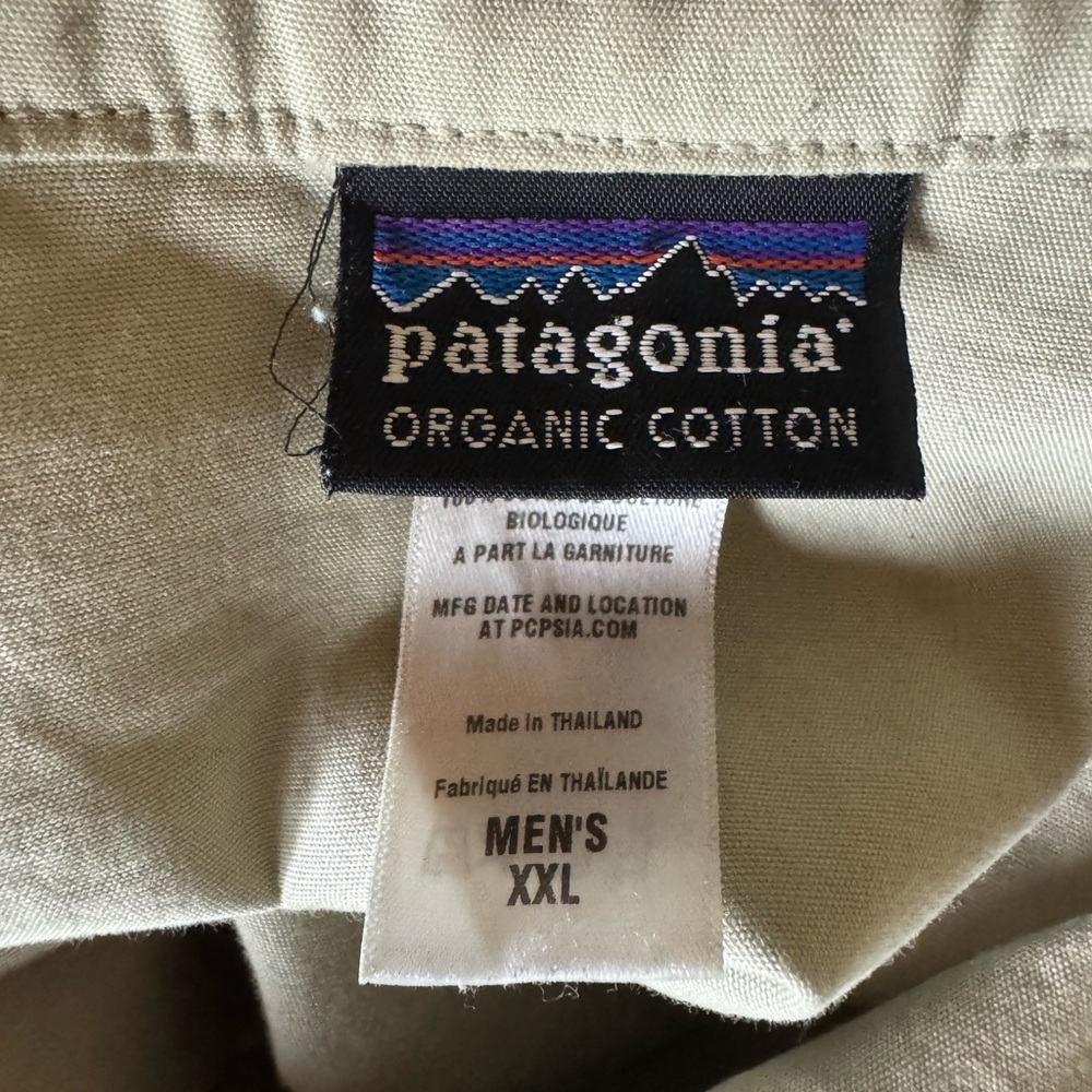 Patagonia Generalist khaki jacket 100% organic cotton Size XXL - Picture 11 of 13